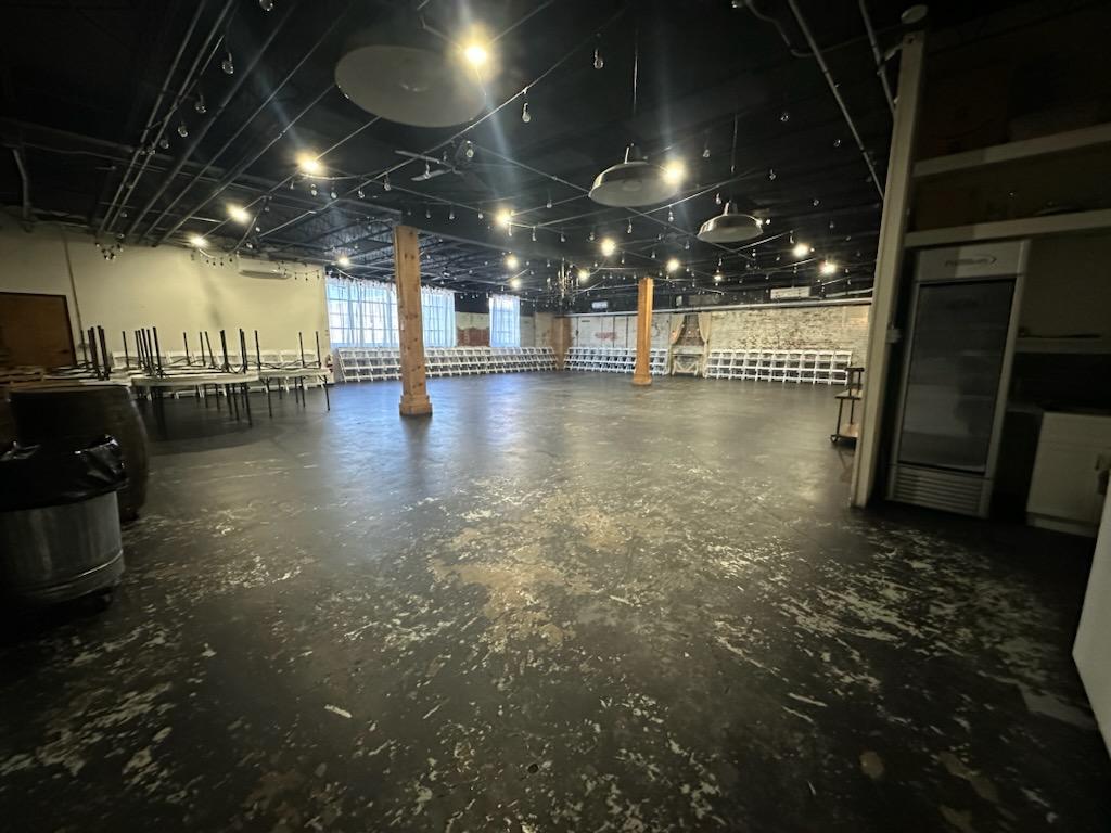Open venue floor space
